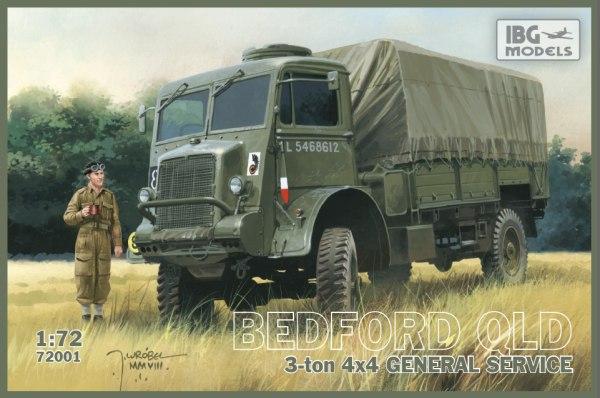 Пластикова модель 1/72 IBG 72001 британський вантажний автомобіль Bedford QLD 3 ton 4x4 General service
