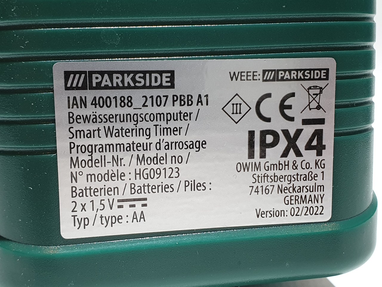 Контролер поливу Parkside Zigbee Smart купить (ID#1202556745), Home PBB A1, цена: ₴, з на 1520 Bluetooth