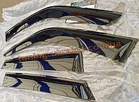 Дефлекторы окон (ветровики Cobra Tuning) для ВАЗ 1117 LADA Калина Универсал 2013+ широкие
