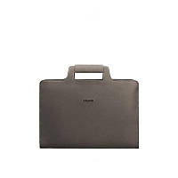 Женская кожаная сумка для ноутбука и документов BlankNote 15 Brown-Beige (BN-BAG-36-beige) z11-2024