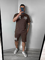 Мужской спортивный костюм футболка и шорты оверсайз Комплект для мужчин на лето «You Have A econd Chance в