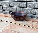 Миска 1л гончарна керамічна з червної глини