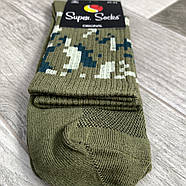 Шкарпетки чоловічі бавовна із сіткою Super Socks, арт 001, рис. 091, розмір 39-42, хакі, 001, фото 2