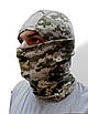 Балаклава чоловіча тактична підшоломник піксель трикотаж літня Tactical Balaclava, фото 2
