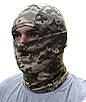 Балаклава чоловіча тактична підшоломник піксель трикотаж літня Tactical Balaclava, фото 4