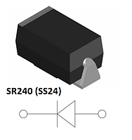 Диод SR240 (SS24) 2A 40V