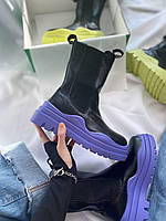 Ботинки женские Bottega Veneta Purple