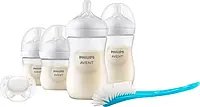 Philips Avent Набір для новонародженого Natural Природний Потік SCD838/11 (пляшечки 2+2 шт, пустушка, йорж)