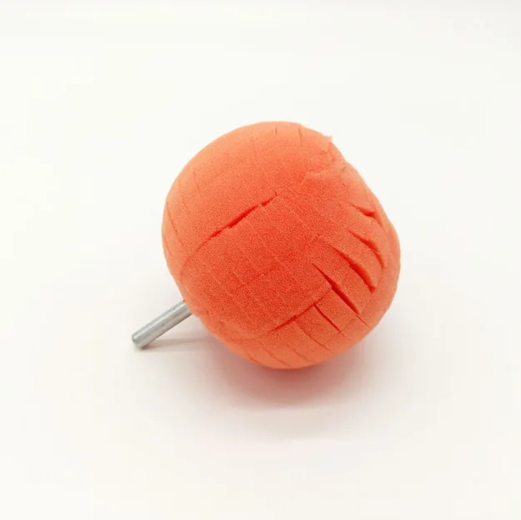 Полировочный Паралоновый Шар на Дрель, Шуруповерт (средней Твердости ...