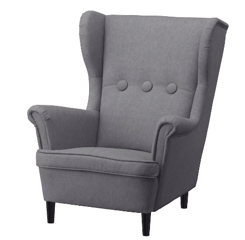 STRANDMON Дитяче крісло Vissle grey 703.925.42