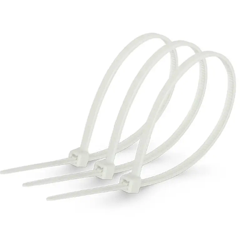 Хомут пластиковий 7,6*300мм універсальний білий 100шт/уп APRO
