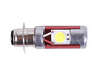 Лампа (фара) 12V35W35W диодная 2 кристалла 1 усик П15Д-25-1 (LED) AMG