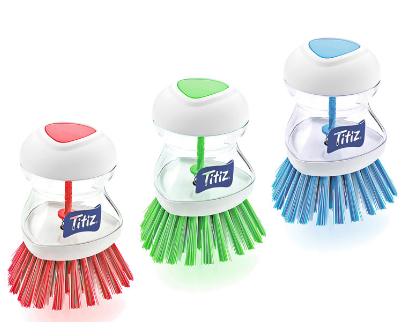 Щітка для миття посуду з дозатором ELIF, фото 1