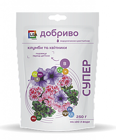 Добриво СУПЕР Клумби 250г Сімейний Сад