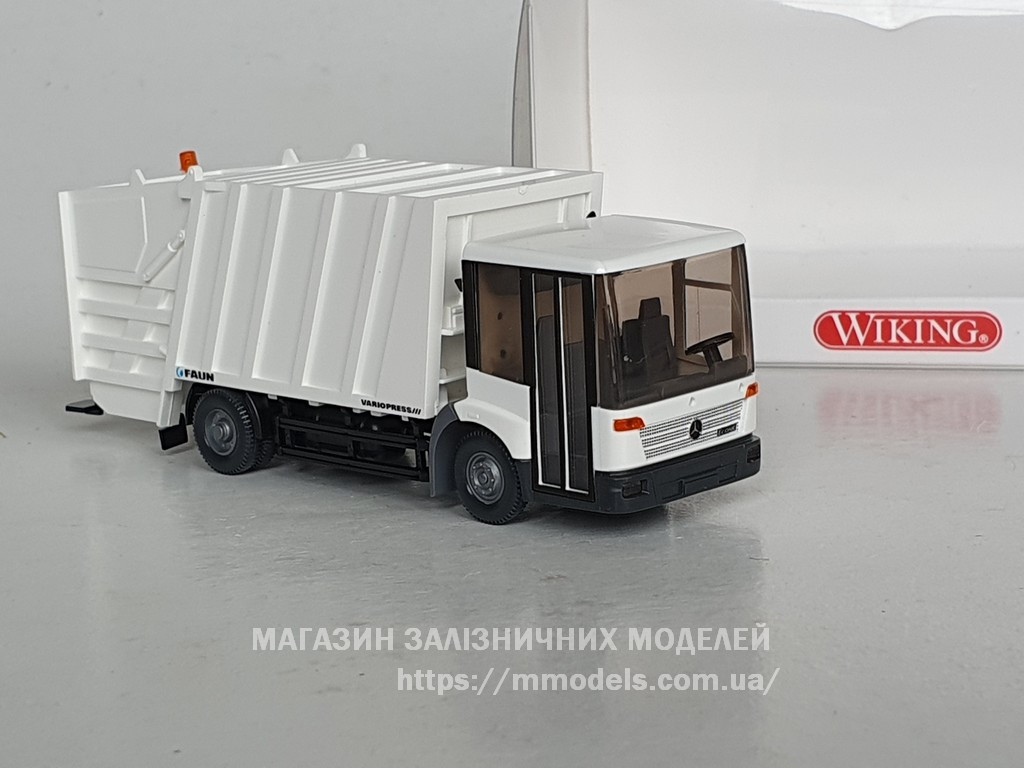 Wiking 6380230 масштабна модель сміттєвоза Mercedes-Benz Econic, масштабу 1/87,H0