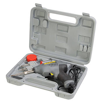 Паяльник імпульсний 250W 3 режими + аксесуари 6шт + кейс SIGMA