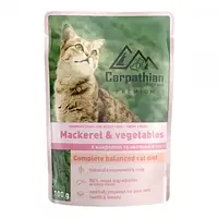 Carpathian Pet Food «Mackerel & vegetables» с макрелью и овощами в соусе 100 г