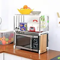 Многофункциональный органайзер и стеллаж для микроволновой печи Multifunctional storage rack.Wellamart