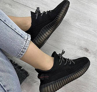 Кроссовки текстильные черные