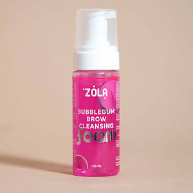 Піна для брів очищуюча рожева Zola Bubblegum Brow Cleansing, 150 мл