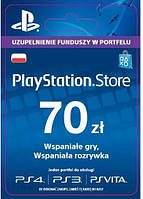 PlayStation Network Card 70 PLN (Польша)