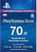 PlayStation Network Card 70 PLN (Польща)