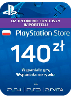 PlayStation Network Card 140 PLN (Польша)