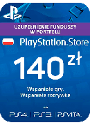 PlayStation Network Card 140 PLN (Польща)