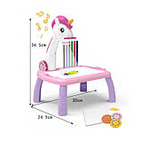 Столик із проєктором для малювання ГОЛУБОЙ арт. 2200-6, фото 3