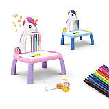 Столик із проєктором для малювання ГОЛУБОЙ арт. 2200-6, фото 4