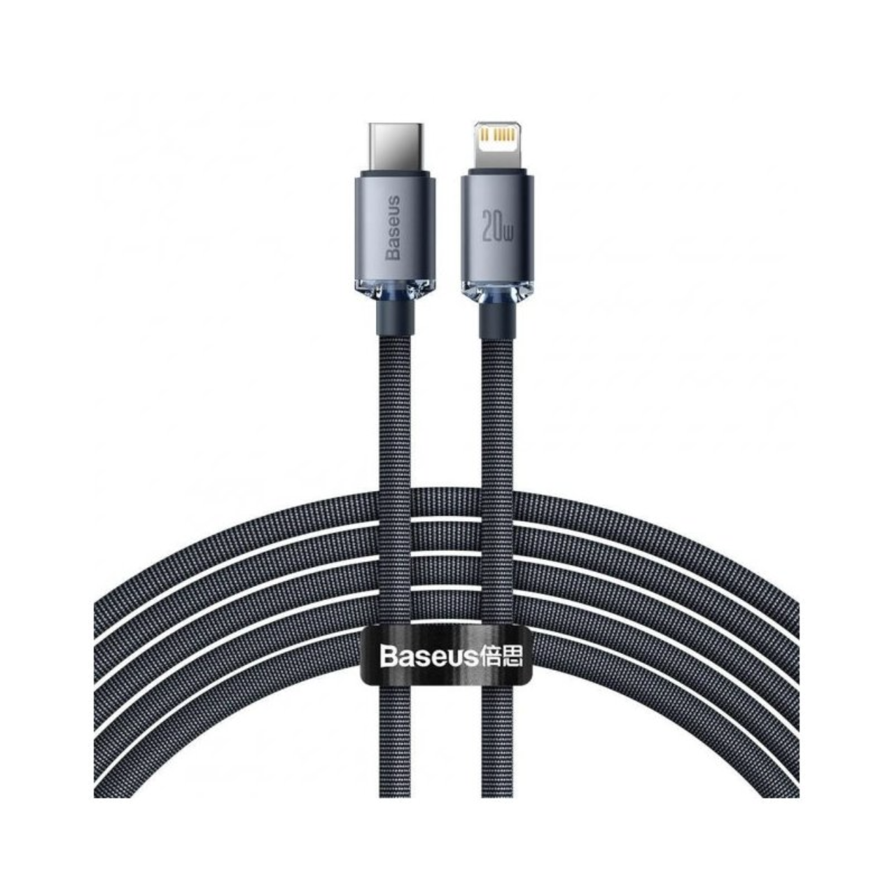 Кабель Baseus Crystal Shine Series Type-C to Lightning 20W 2m Black