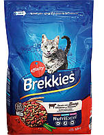 Brekkies (Брекис) Cat Beef - Сухой корм с говядиной для кошек 3,5 кг