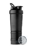 Шейкер спортивний BlenderBottle ProStak 22oz/650ml з 2-ма контейнерами Black (Original)