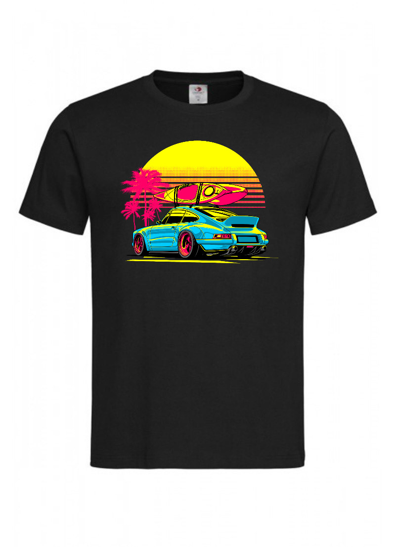 Футболка з принтом Singer Porsche