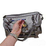 Міська жіноча сумка SV5239 з натуральної шкіри, фото 7