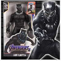 Коллекционная игрушка Мстители Marvel Avengers с подсветкой и звуком Интерактивная фигурка супергерой Черная