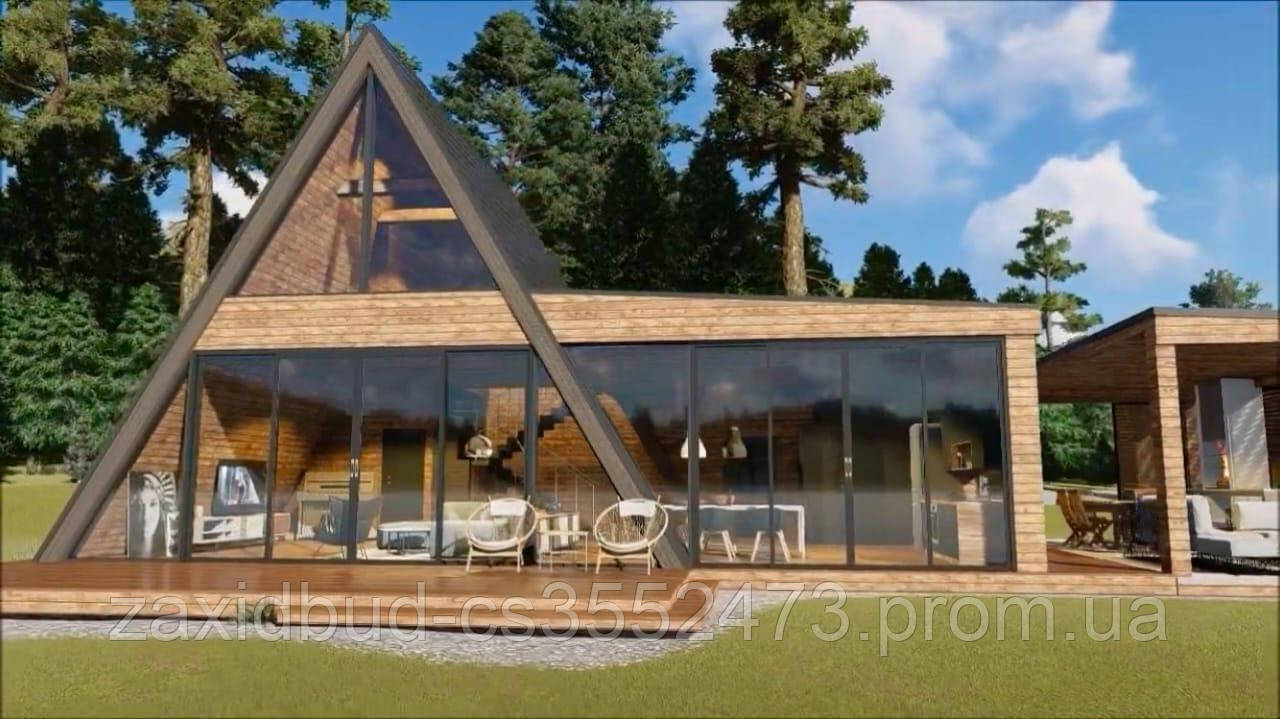 A-Frame, каркасний будинок, А Фрейм, будинок під здачу