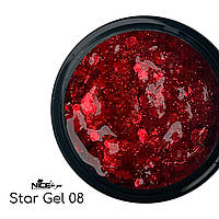 Старый гель Star gel 08 Nice for you Красный 5 г