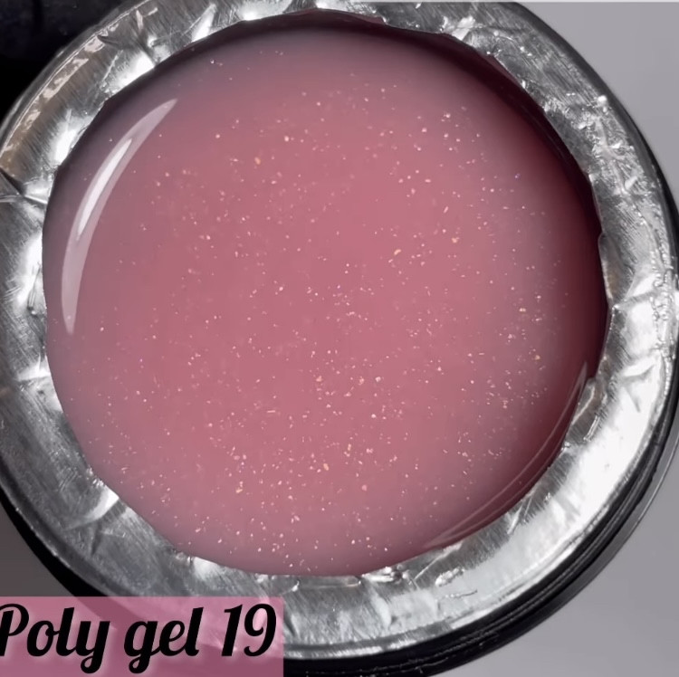 Полигель для наращивания ногтей Moon Full Poly Gel №19 Насыщенно-розовый с шиммером 30 мл - фото 3 - id-p1838705276