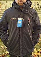 Куртка термо зима AUDSA большие размеры XXL- 6XLарт.1101, Цвет Графит, Международный размер 5XL, Размер