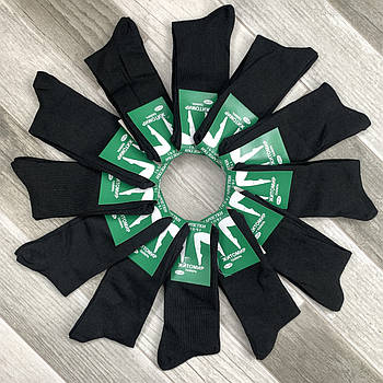 Шкарпетки жіночі демісезонні бавовна Житомир, розмір 23-25, чорні, 08996