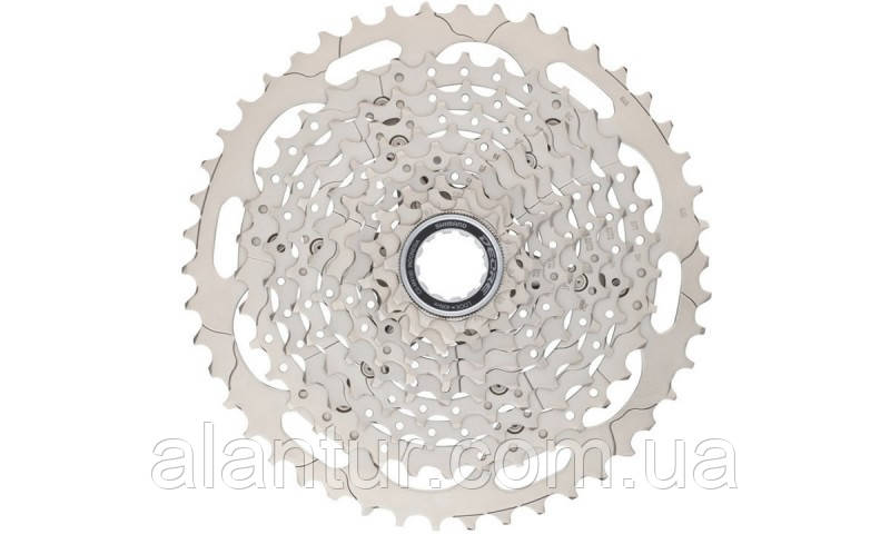 Касета Shimano Deore CS-M4100-10, 10-швидкісна, 11-46Т для велотуризму та олл-маунтін., фото 1