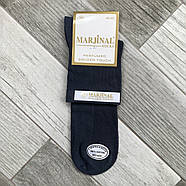 Шкарпетки чоловічі бавовна із сіткою Marjinal, антибактеріальні, 40-45 розмір, темно-сірі, 790, фото 2
