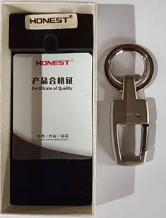 Брелок-карабін Honest (подарункова коробка) HL-276 Silver
