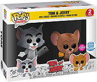 Funko Pop!Анимация: Том и Джерри (Flocked) 2 шт.