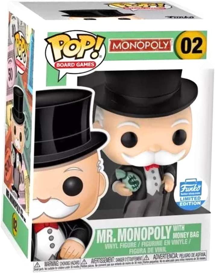 Ексклюзивна вінілова фігурка Funko POP 02 Mr Monopoly With Money Bag