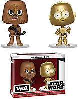 Funko Vynl: Звездные войны Чубакка и игрушка C3PO, Многоцветный