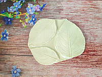 Набір молдів "Листя троянди" (р-р 5,5х4,0 см, 5,0х3,0 см, 4,0х2,2 см), 3 шт