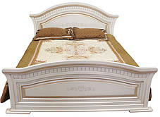 Ліжко двоспальне Ніколь без матраца та каркаса ДСП Біле 1800х2000 мм (Світ Меблів TM), фото 3