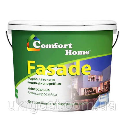 Фарба фасадна Comfort Home мат білий 1,2 кг, фото 2